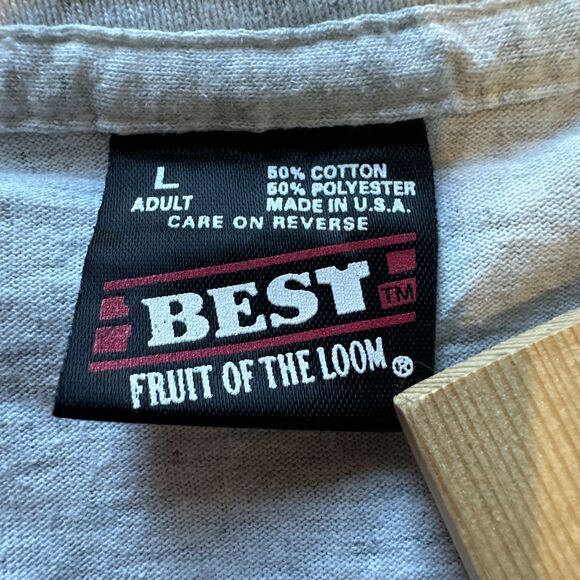 VTG 90’s Single Stitch Eastern Illinois University Gray T Shirt Mens Large USA - Picture 7 of 13